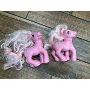2 My Little Pony G3 PINKIE PIE MLP Balloons Hasbro 9" Blonde Brushable Hair 2005